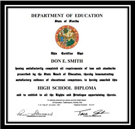 diploma example