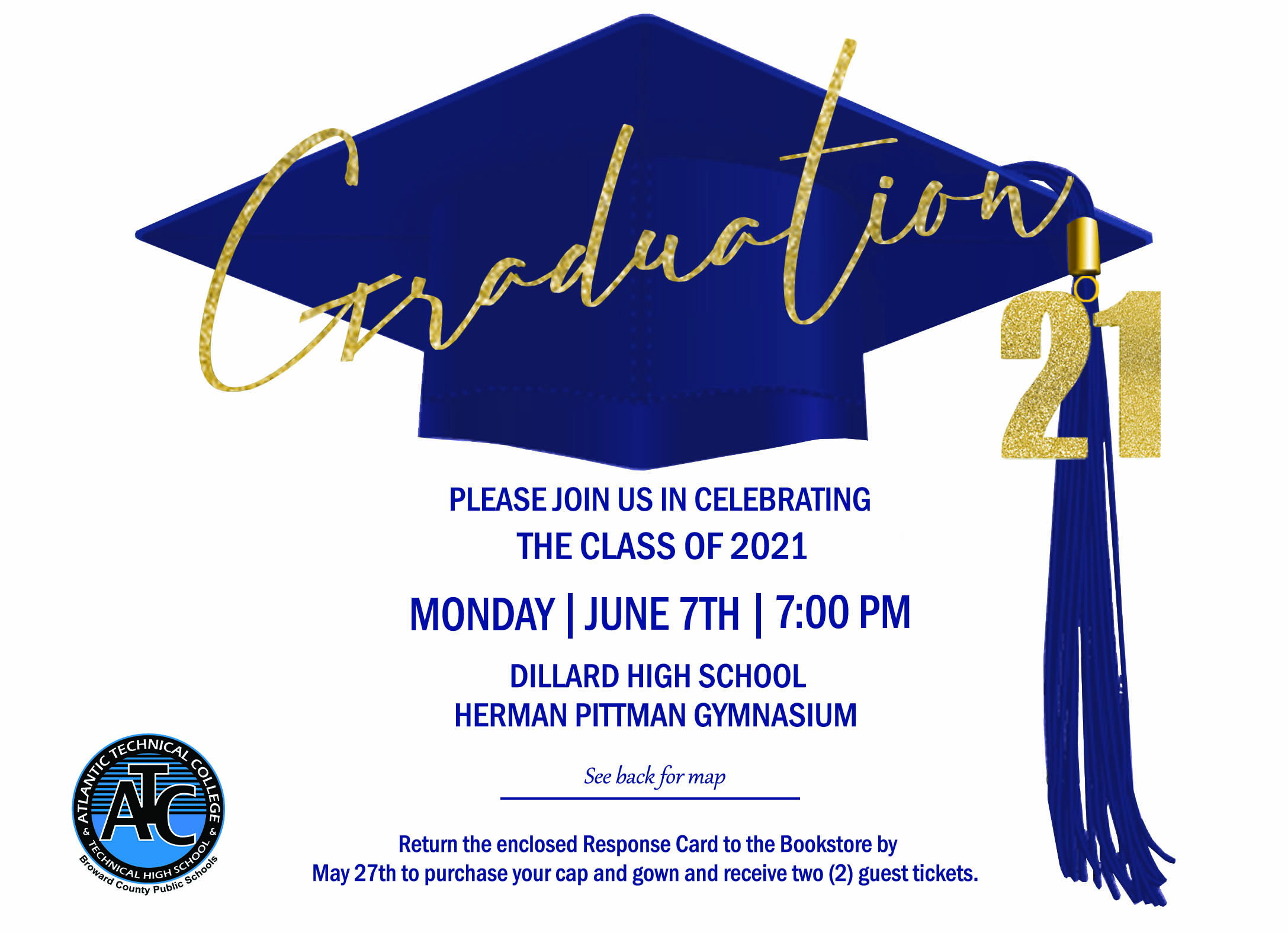 2021 Graduation invitation