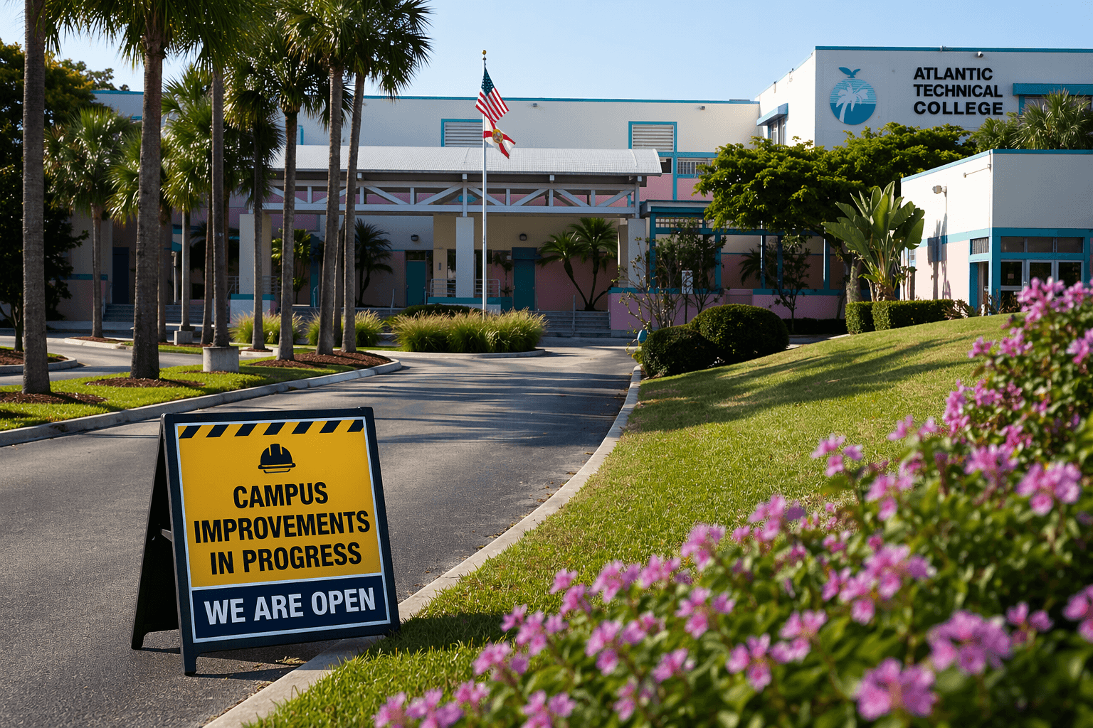 campus improvements in progress - mobile